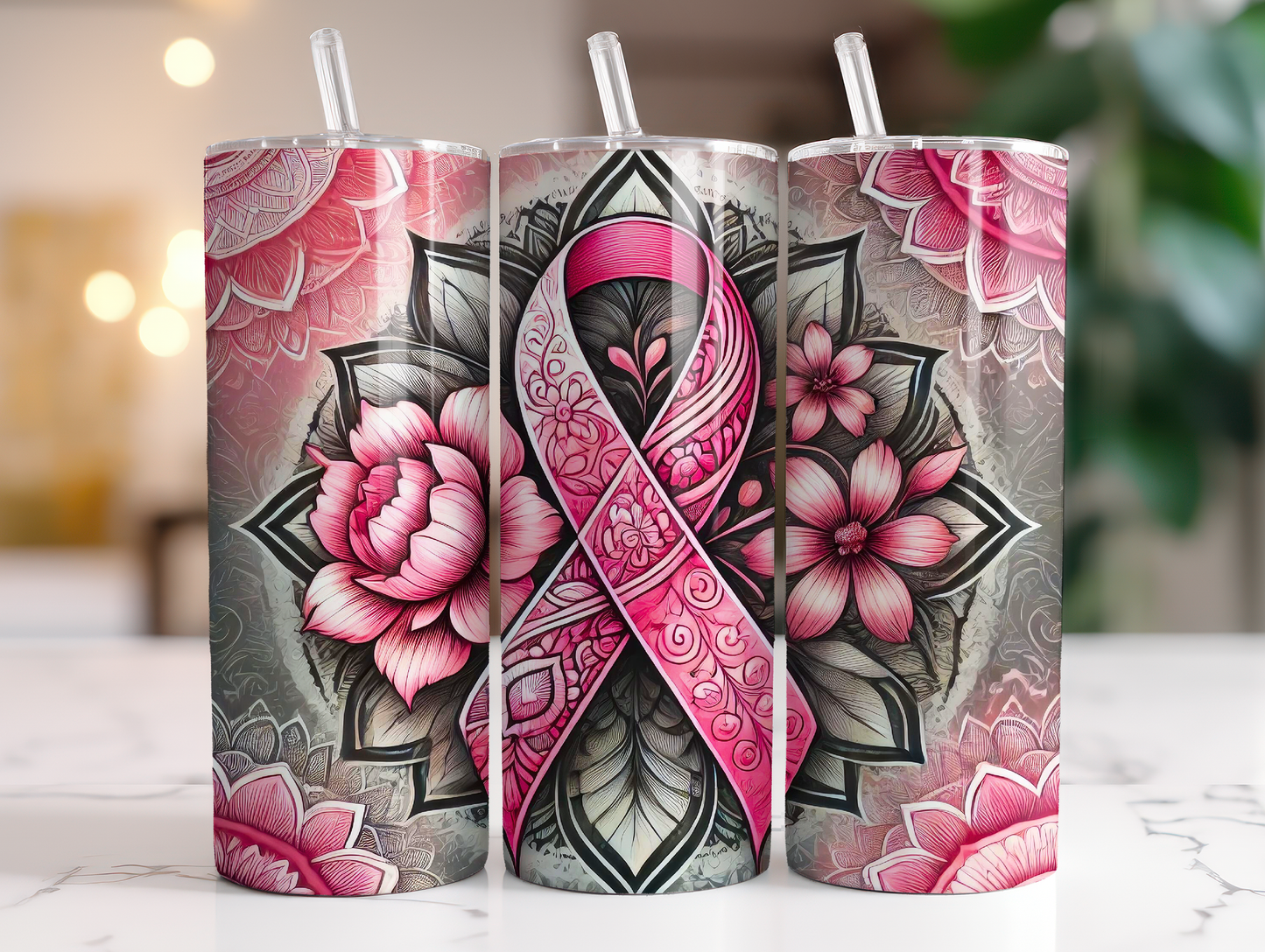 20oz Breast Cancer Awareness Tumbler
