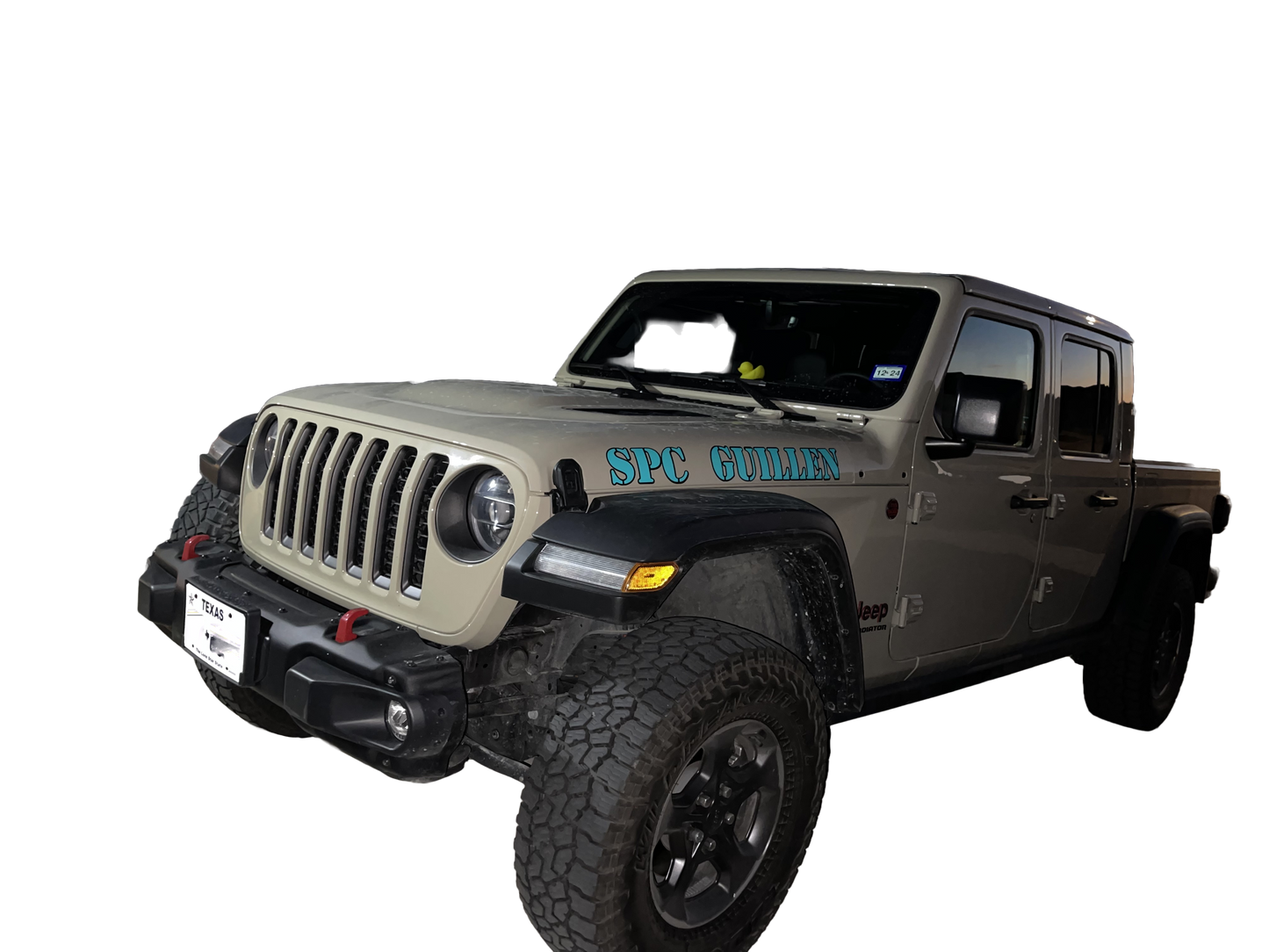 Single color JEEP Name Decal