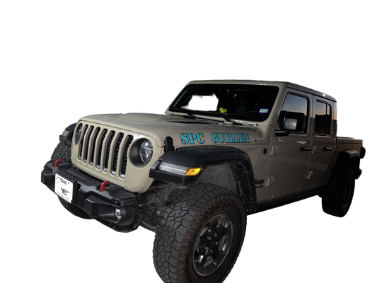 Single color JEEP Name Decal