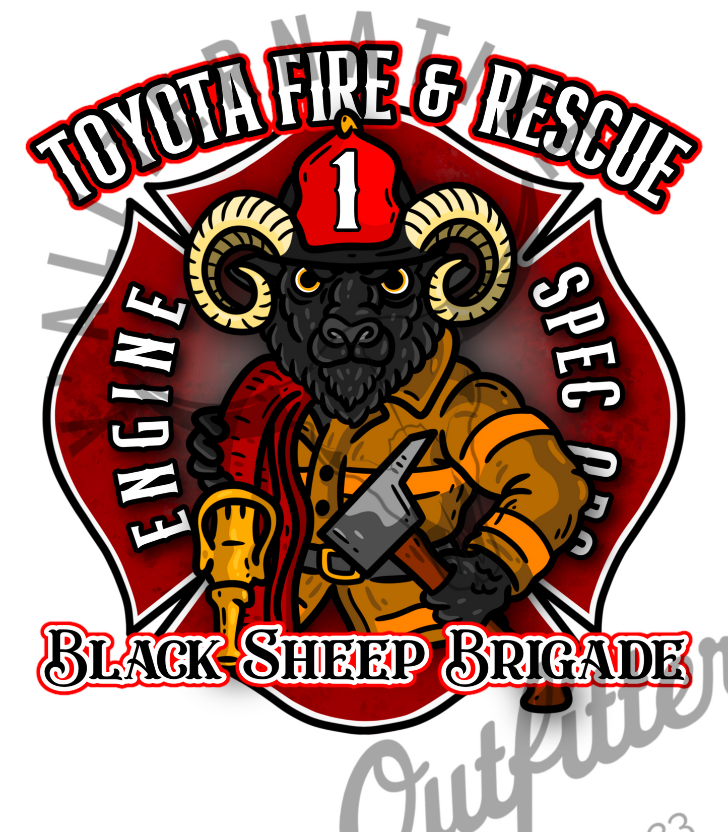 Black Sheep Brigade Decal